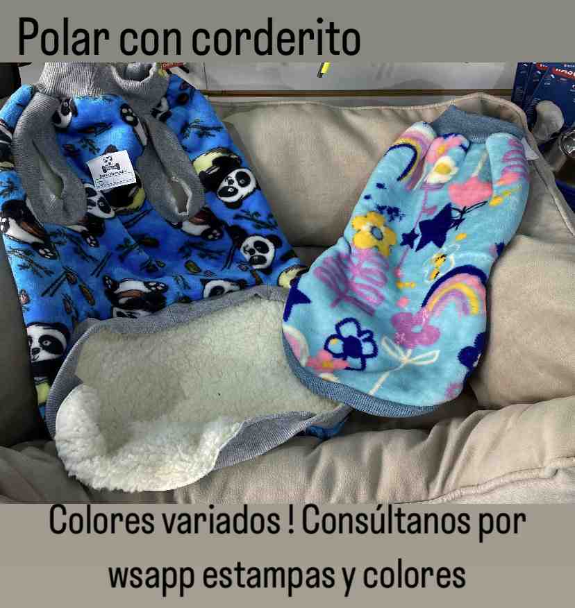 POLAR CON CORDERITO TALLE 5 